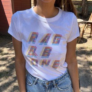 Rag and bone tshirt white tee | Size Small | RRP $189.95